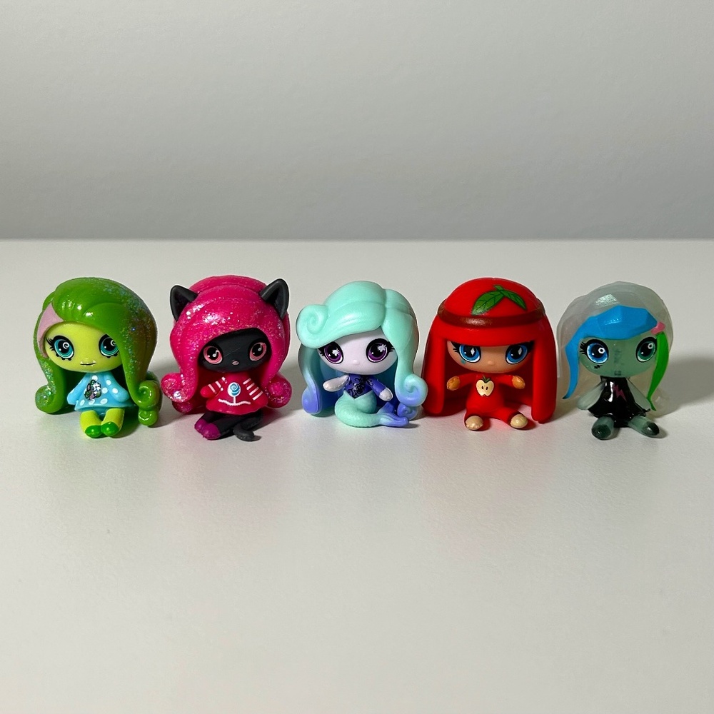 Monster High Minis Set of 5 Venus Catty Cleo Twyla Frankie (OA2)